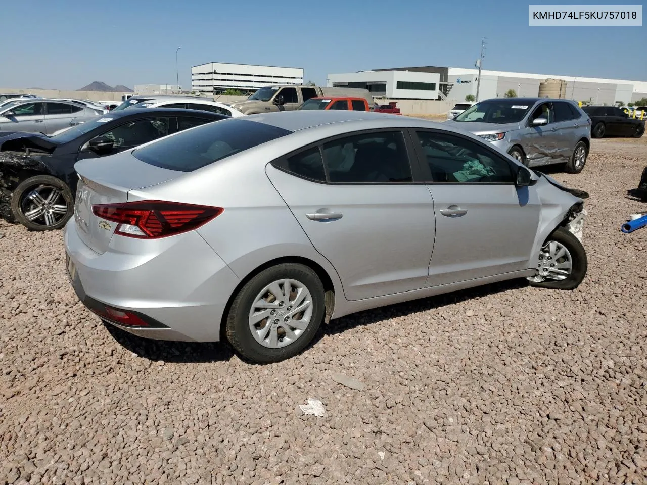 2019 Hyundai Elantra Se VIN: KMHD74LF5KU757018 Lot: 70084944