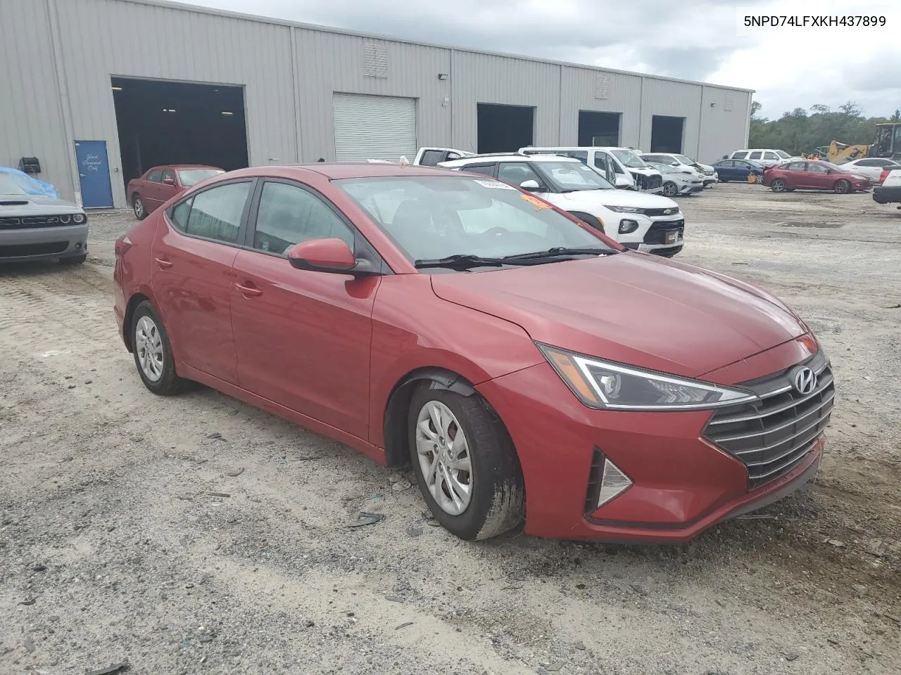 2019 Hyundai Elantra Se VIN: 5NPD74LFXKH437899 Lot: 70094794