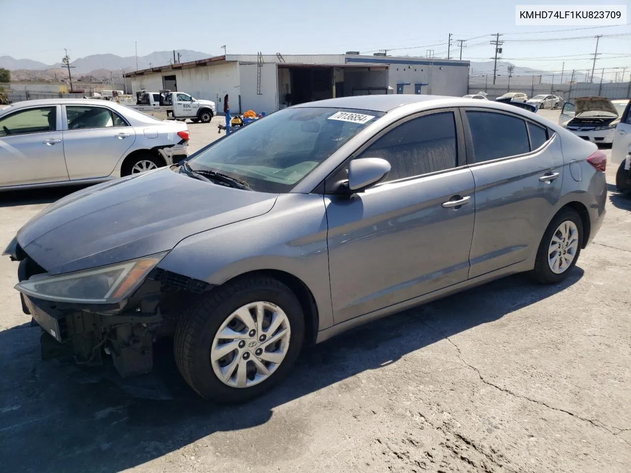 2019 Hyundai Elantra Se VIN: KMHD74LF1KU823709 Lot: 70136854