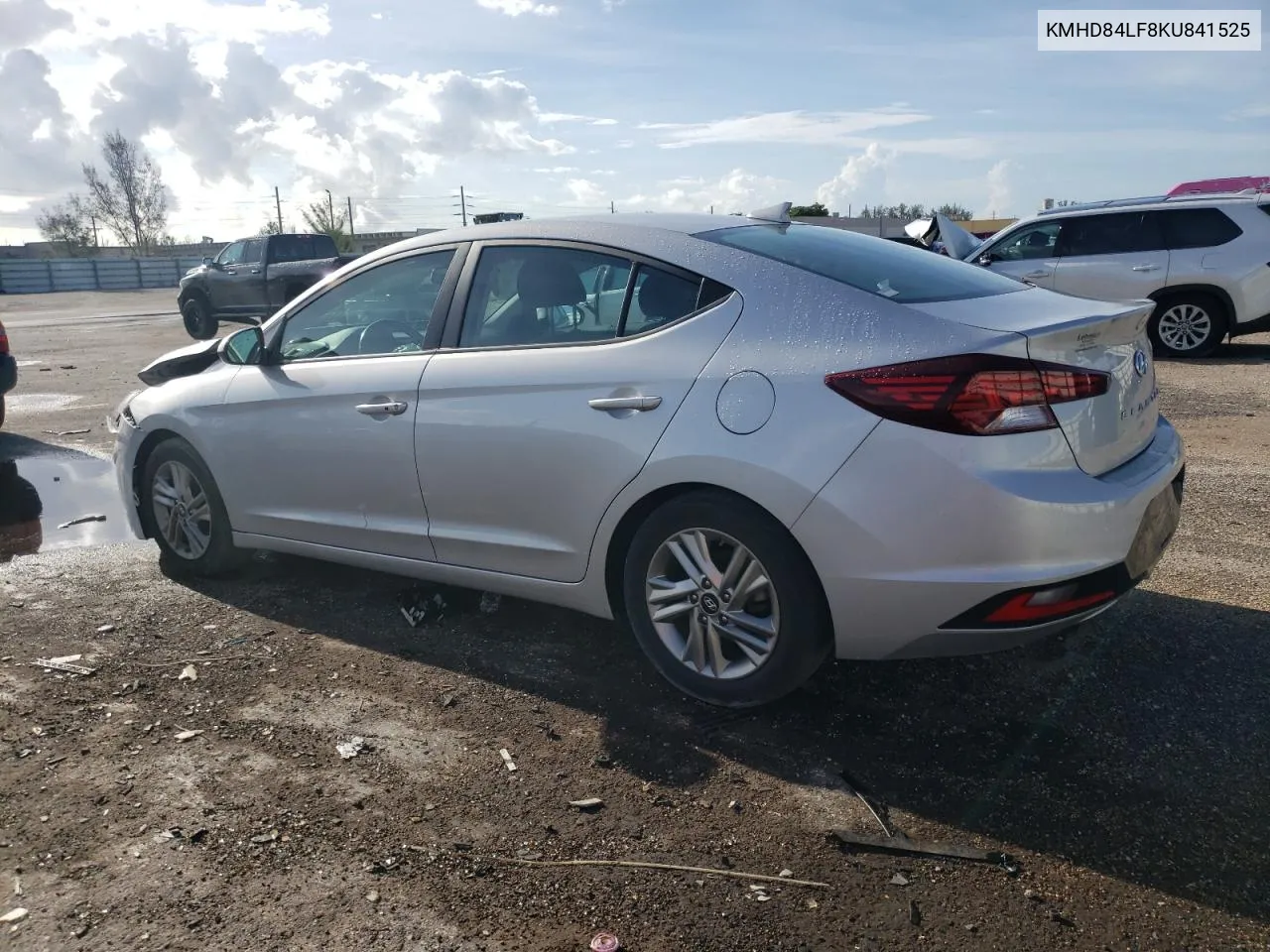 2019 Hyundai Elantra Sel VIN: KMHD84LF8KU841525 Lot: 70166644