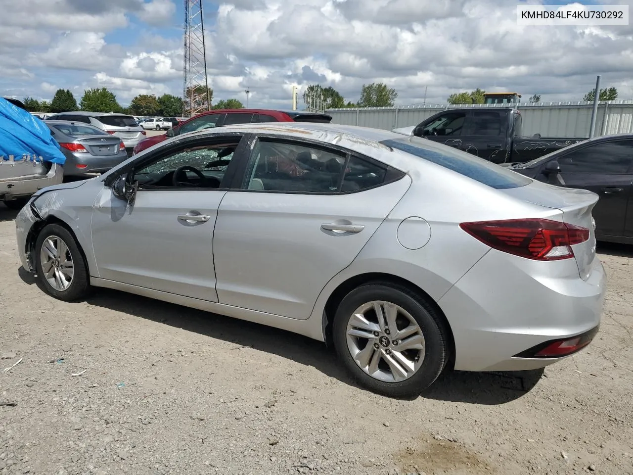 2019 Hyundai Elantra Sel VIN: KMHD84LF4KU730292 Lot: 70197904