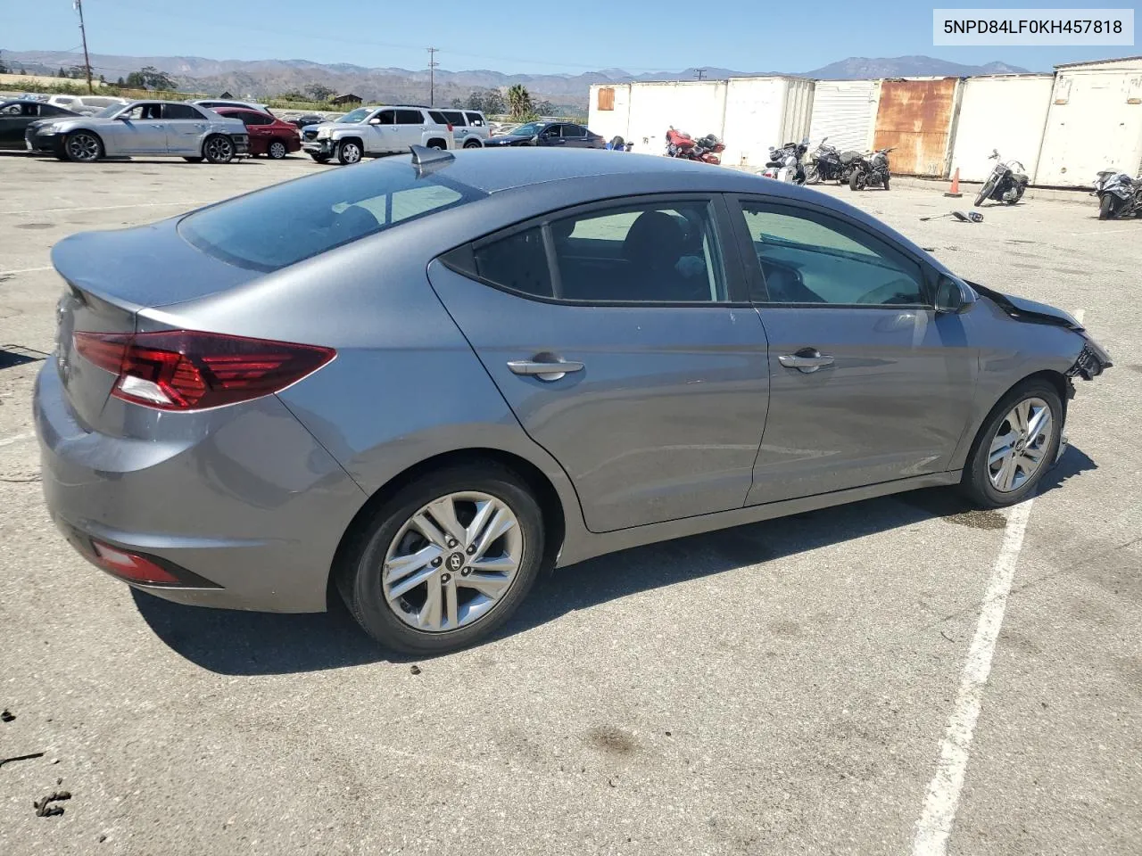 2019 Hyundai Elantra Sel VIN: 5NPD84LF0KH457818 Lot: 70235004