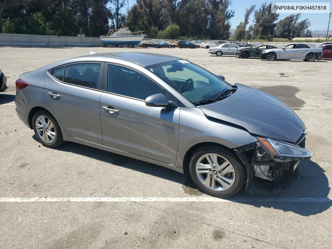 2019 Hyundai Elantra Sel VIN: 5NPD84LF0KH457818 Lot: 70235004