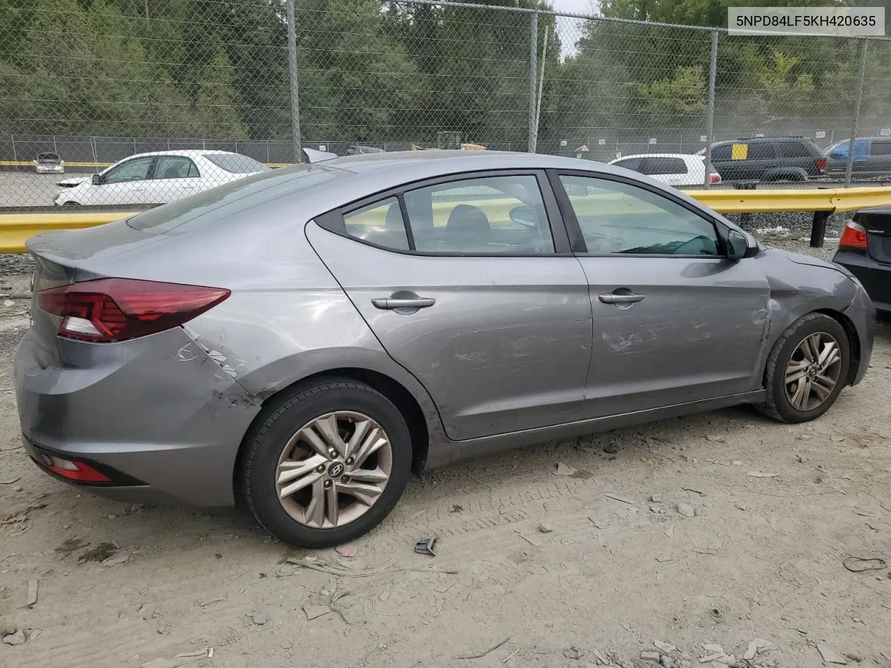 2019 Hyundai Elantra Sel VIN: 5NPD84LF5KH420635 Lot: 70264094