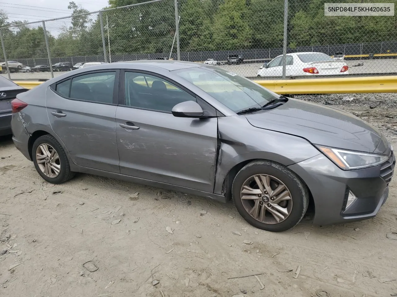 2019 Hyundai Elantra Sel VIN: 5NPD84LF5KH420635 Lot: 70264094