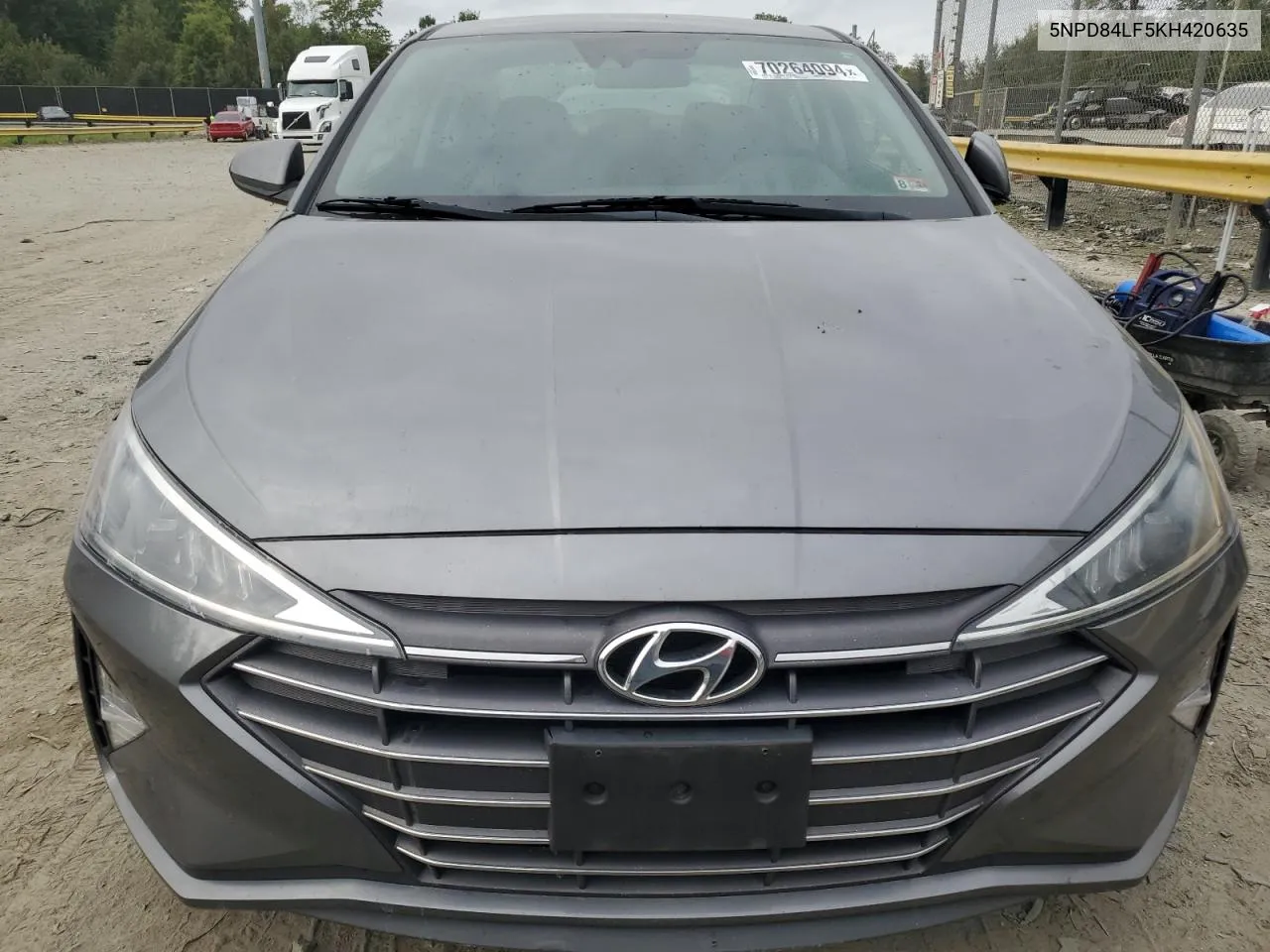 2019 Hyundai Elantra Sel VIN: 5NPD84LF5KH420635 Lot: 70264094