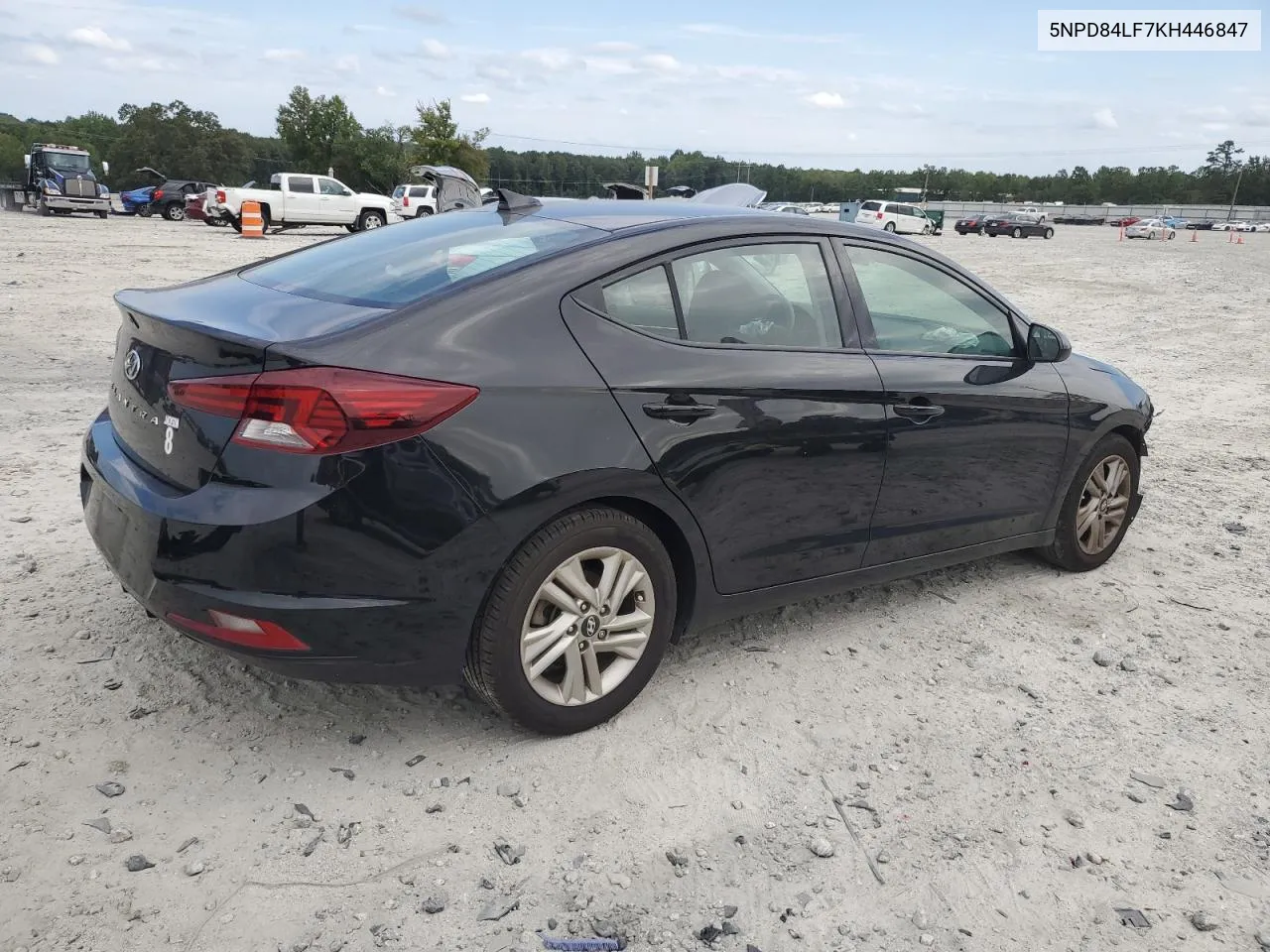 2019 Hyundai Elantra Sel VIN: 5NPD84LF7KH446847 Lot: 70293834