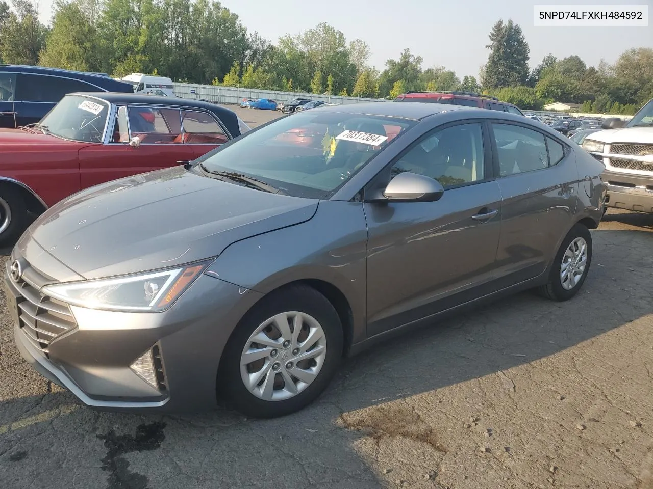 5NPD74LFXKH484592 2019 Hyundai Elantra Se