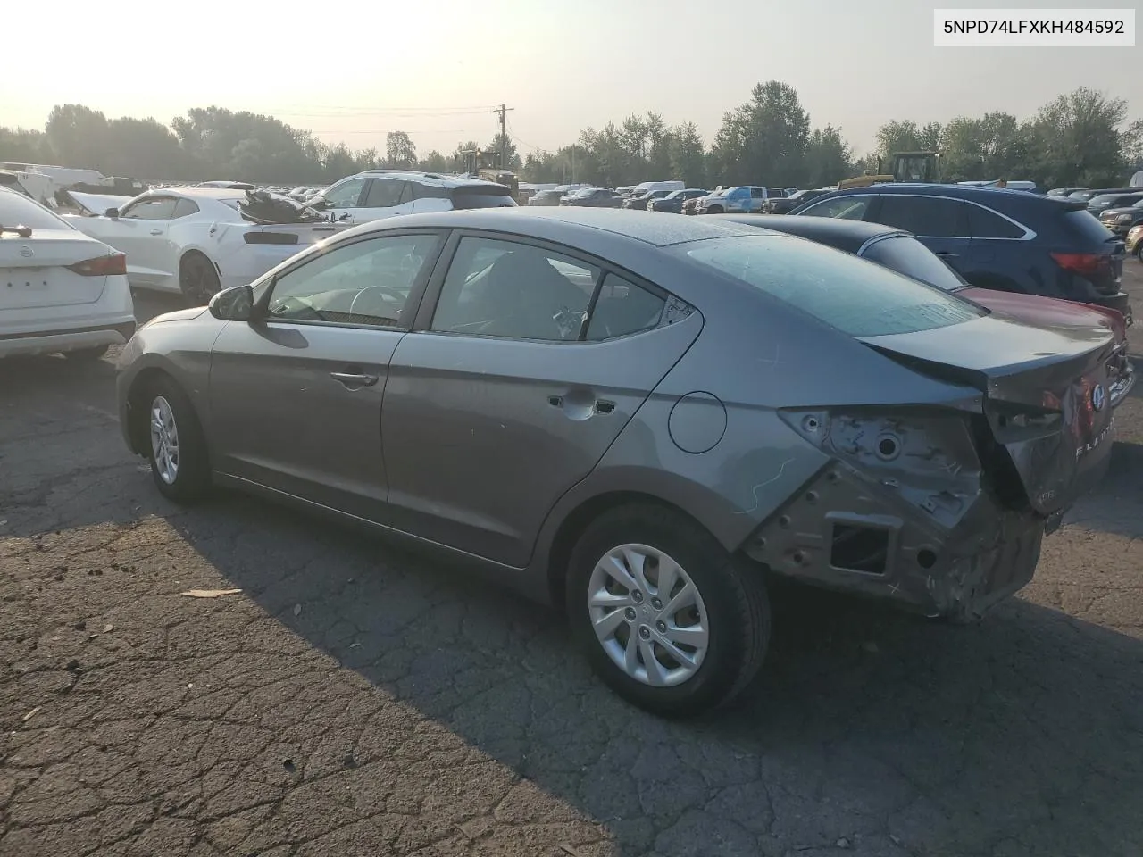 2019 Hyundai Elantra Se VIN: 5NPD74LFXKH484592 Lot: 70317384