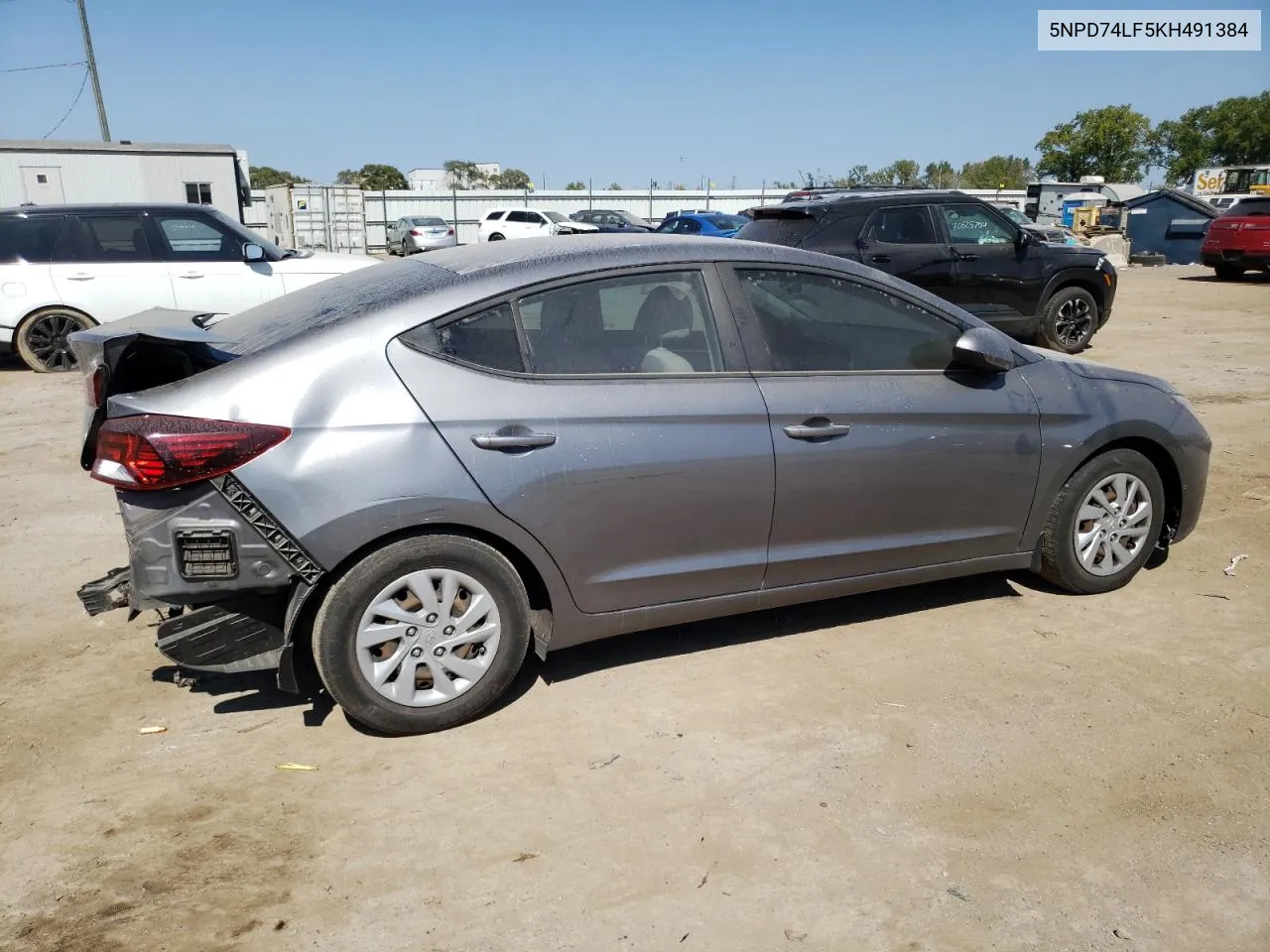 2019 Hyundai Elantra Se VIN: 5NPD74LF5KH491384 Lot: 70440634