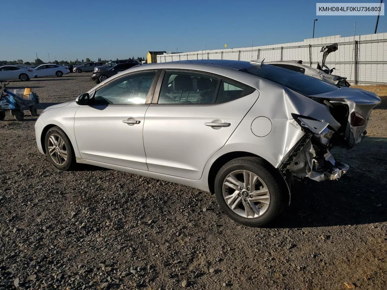 KMHD84LF0KU736803 2019 Hyundai Elantra Sel