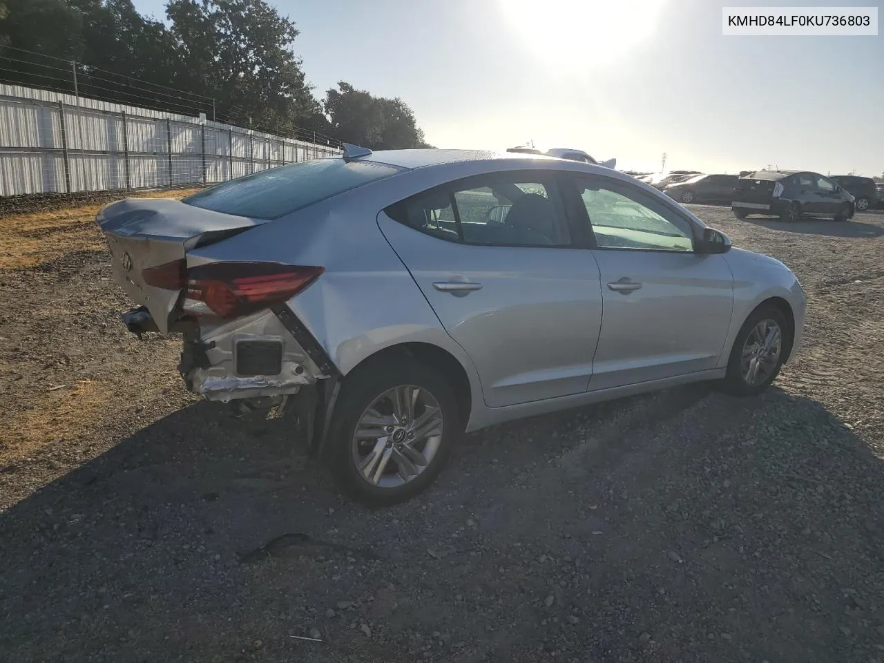 KMHD84LF0KU736803 2019 Hyundai Elantra Sel