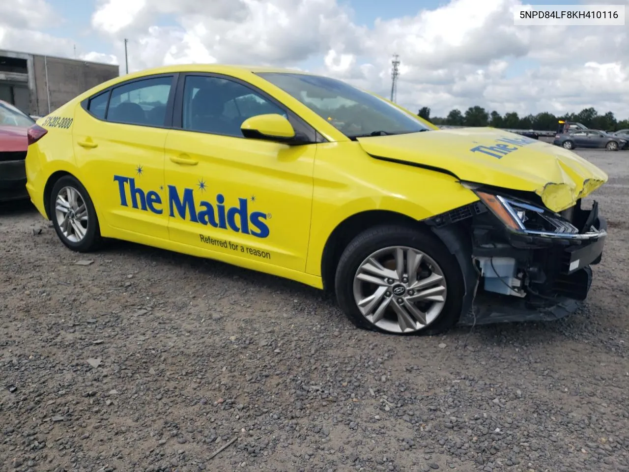 5NPD84LF8KH410116 2019 Hyundai Elantra Sel