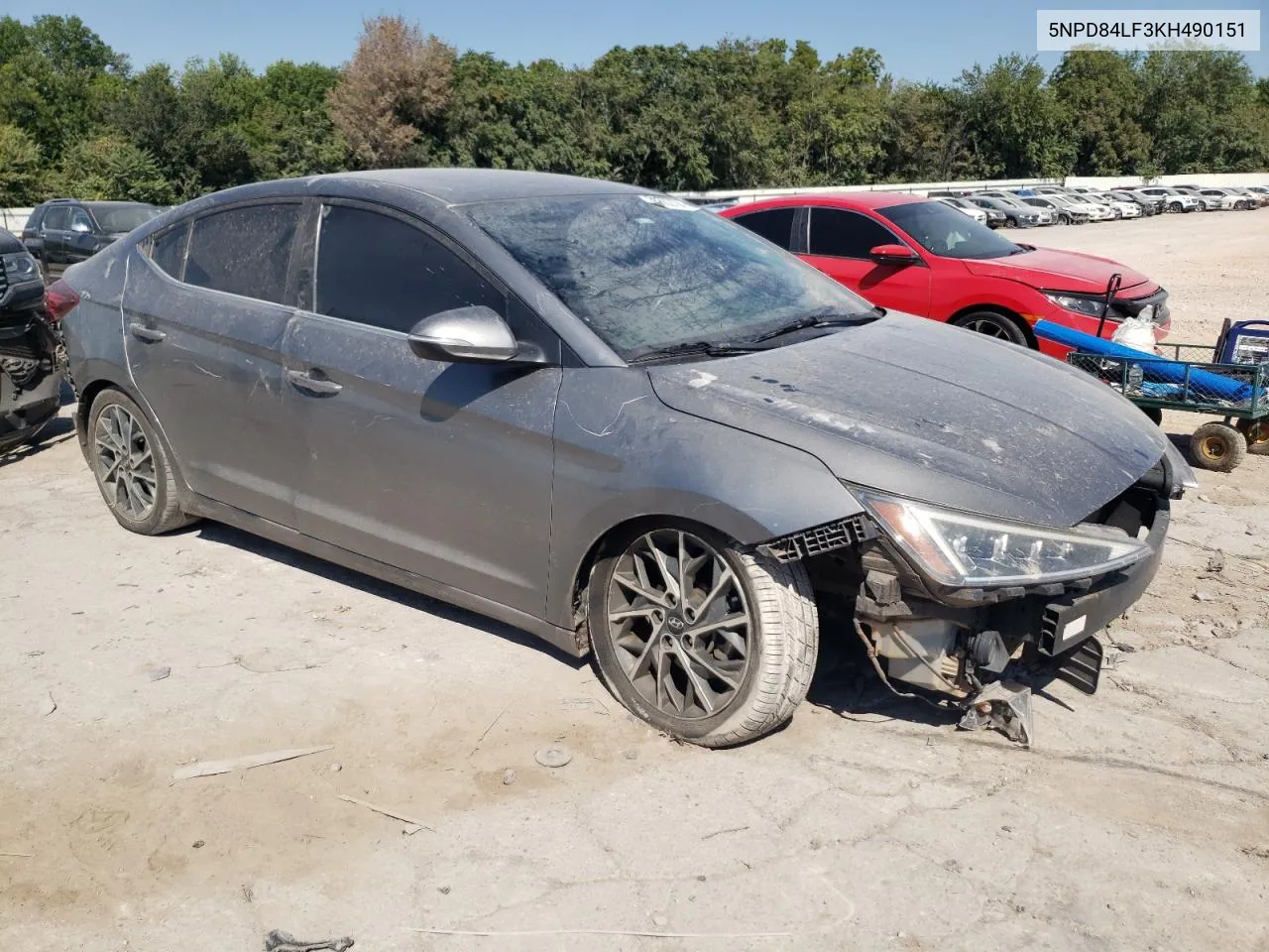 2019 Hyundai Elantra Sel VIN: 5NPD84LF3KH490151 Lot: 70683794