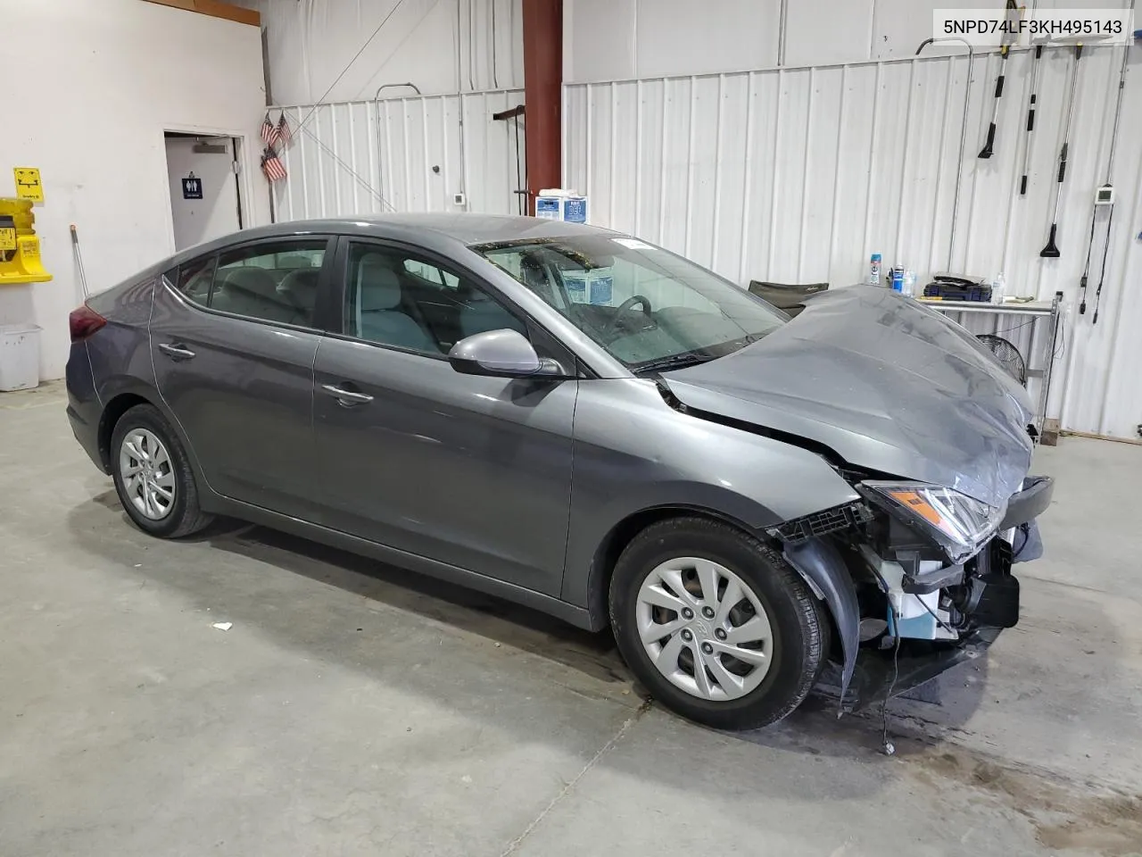 2019 Hyundai Elantra Se VIN: 5NPD74LF3KH495143 Lot: 70714444