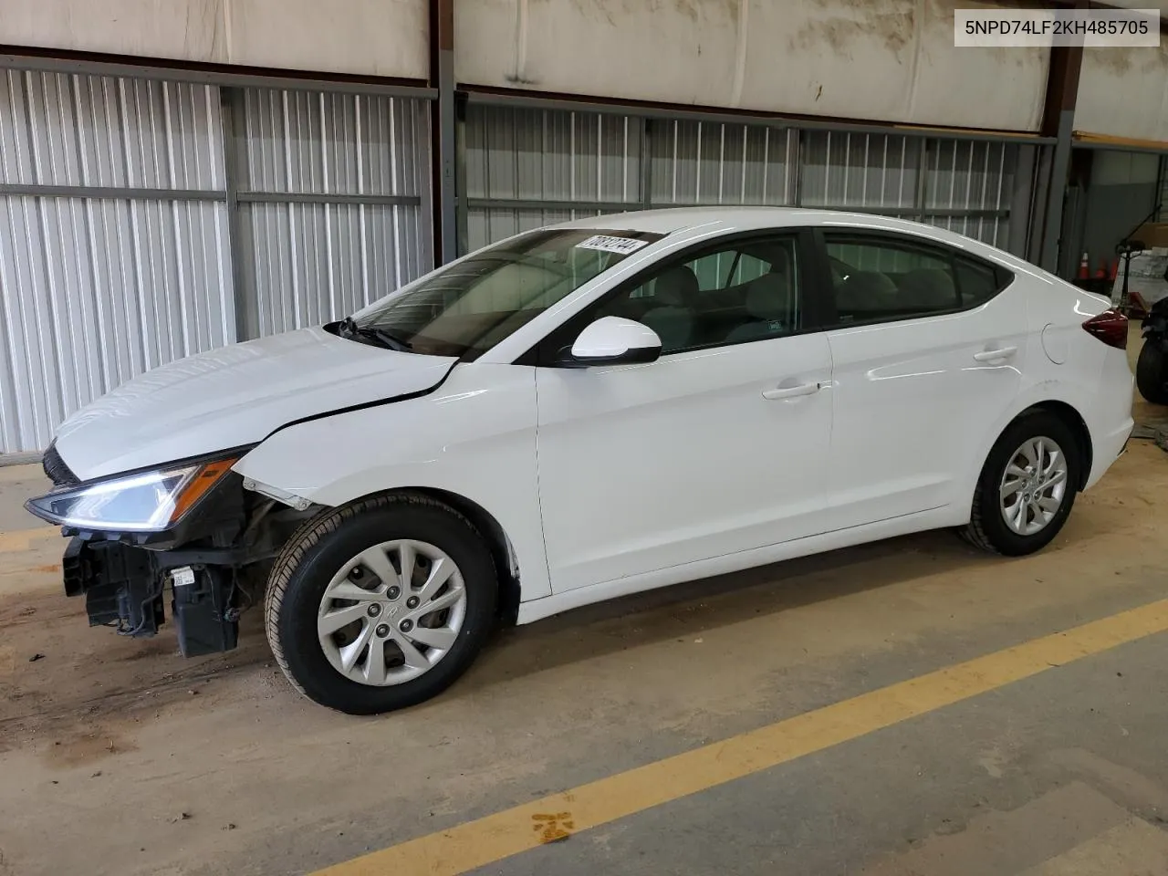 2019 Hyundai Elantra Se VIN: 5NPD74LF2KH485705 Lot: 70812744