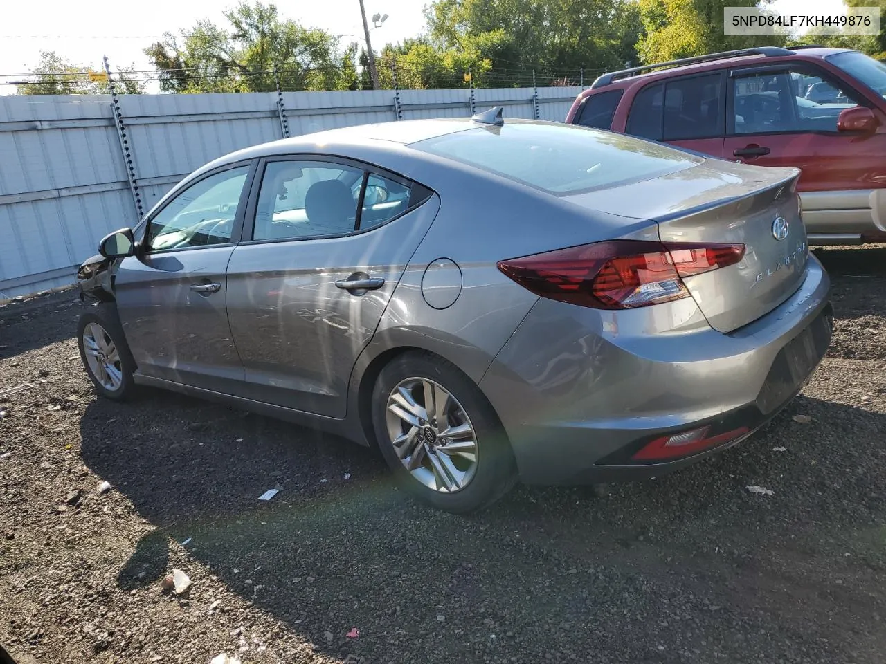 2019 Hyundai Elantra Sel VIN: 5NPD84LF7KH449876 Lot: 70824234