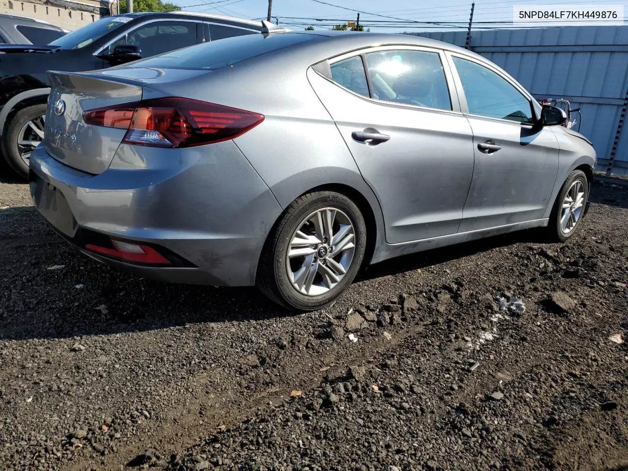 2019 Hyundai Elantra Sel VIN: 5NPD84LF7KH449876 Lot: 70824234