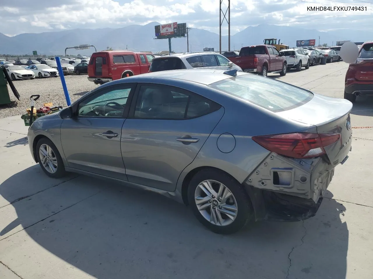 2019 Hyundai Elantra Sel VIN: KMHD84LFXKU749431 Lot: 70890904