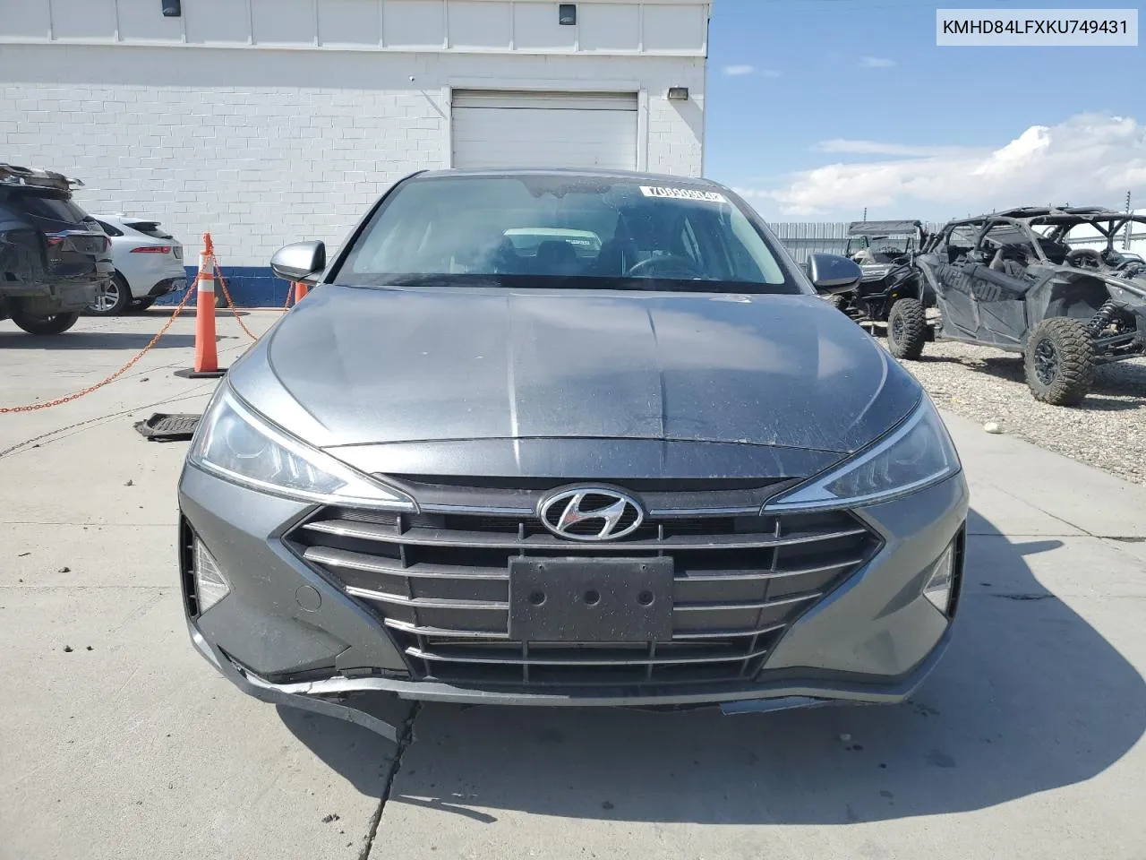 2019 Hyundai Elantra Sel VIN: KMHD84LFXKU749431 Lot: 70890904