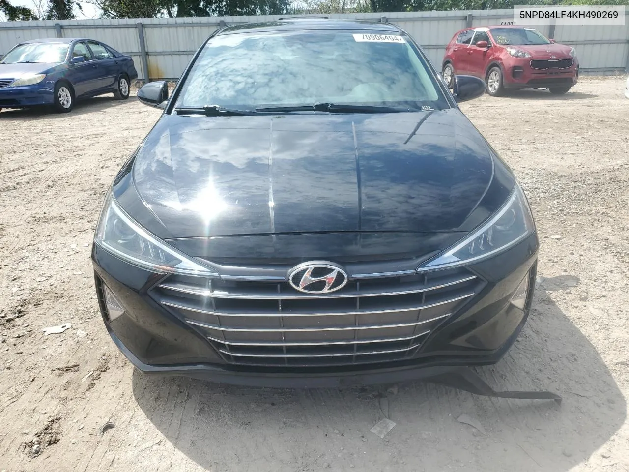 2019 Hyundai Elantra Sel VIN: 5NPD84LF4KH490269 Lot: 70906404