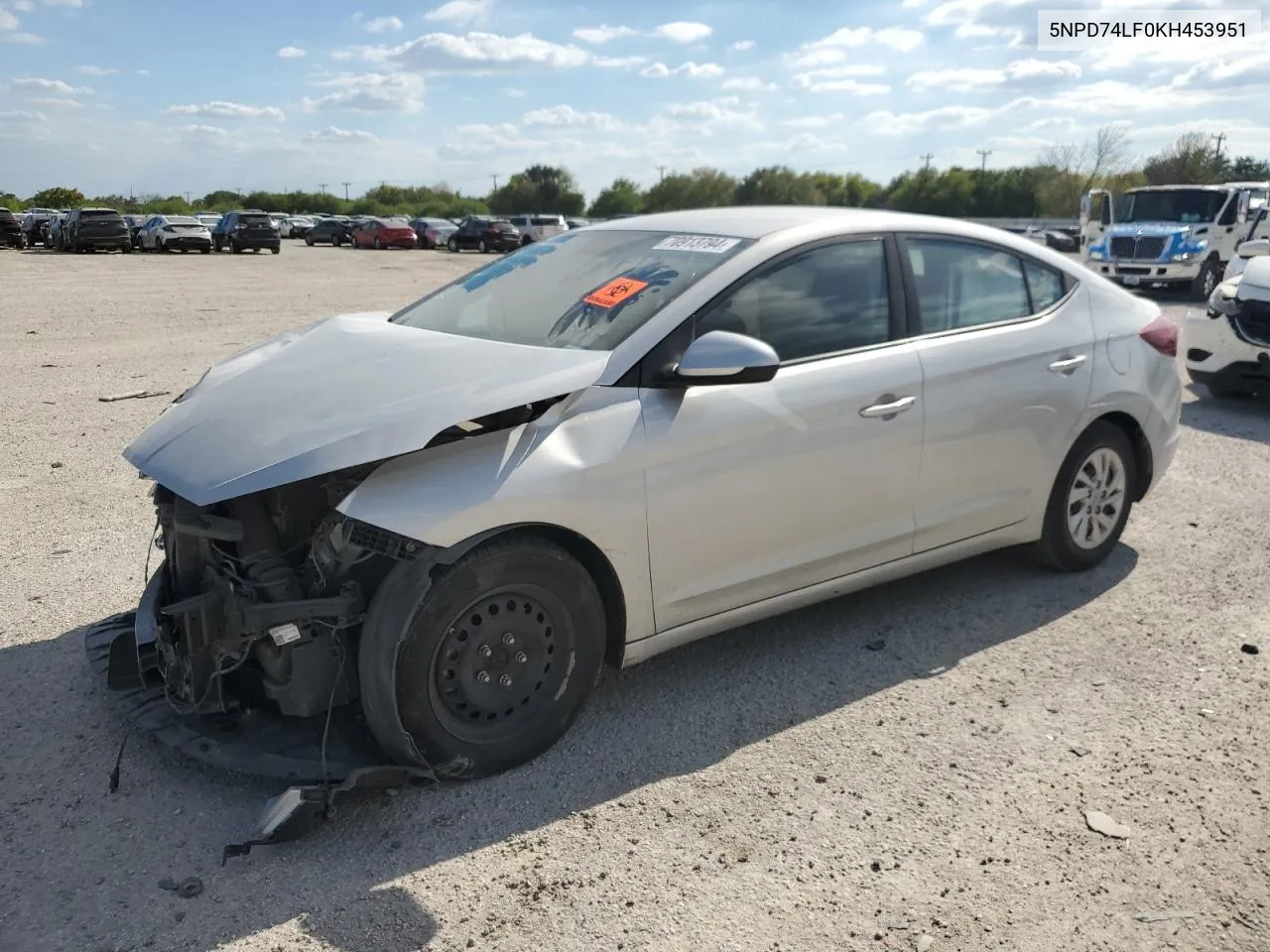 5NPD74LF0KH453951 2019 Hyundai Elantra Se