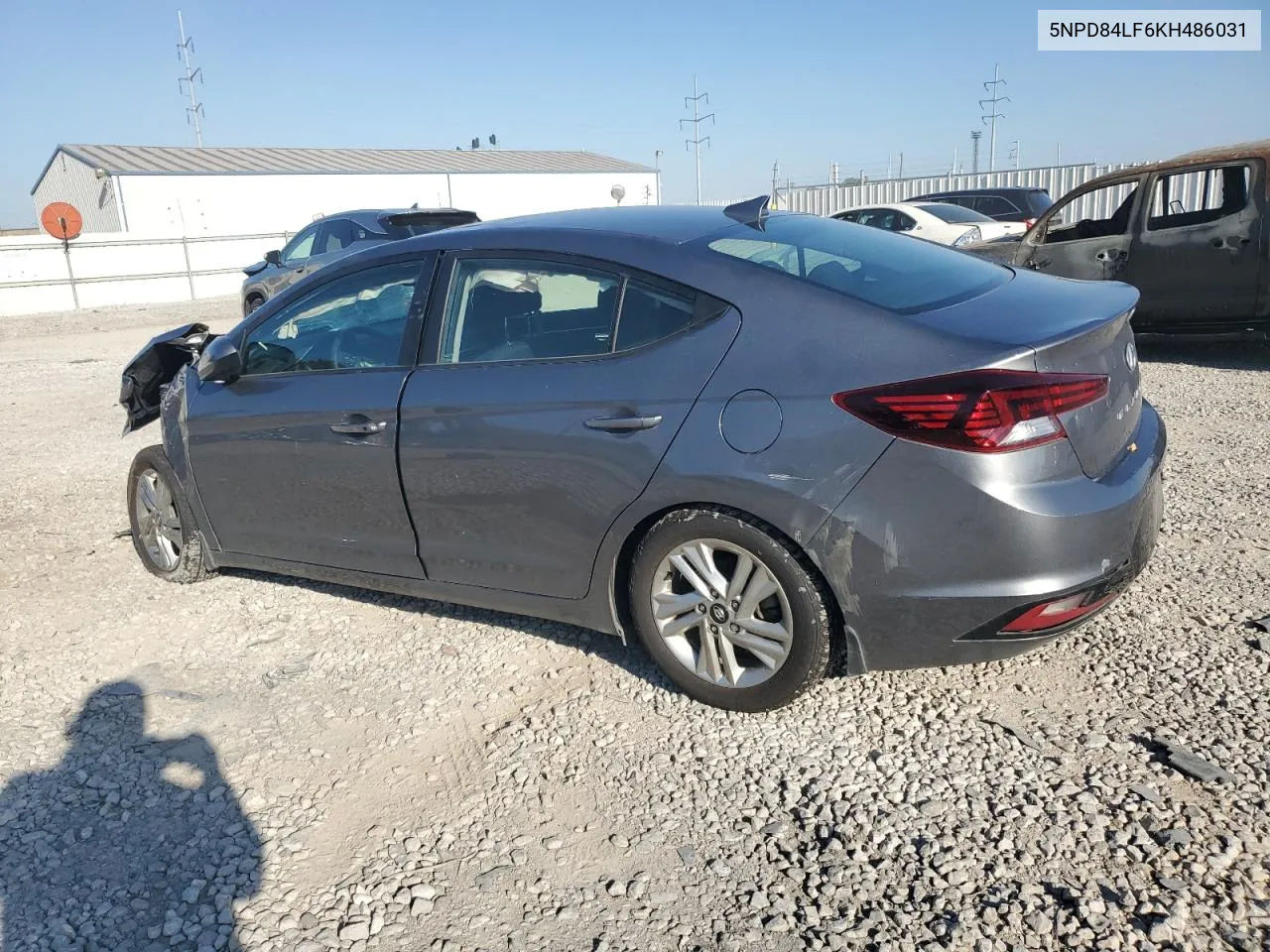 2019 Hyundai Elantra Sel VIN: 5NPD84LF6KH486031 Lot: 70928834