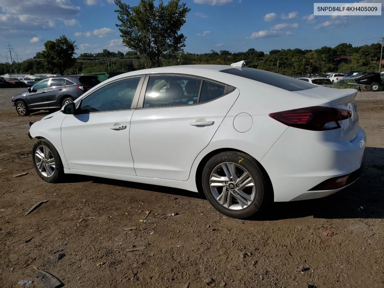 2019 Hyundai Elantra Sel VIN: 5NPD84LF4KH405009 Lot: 70931574