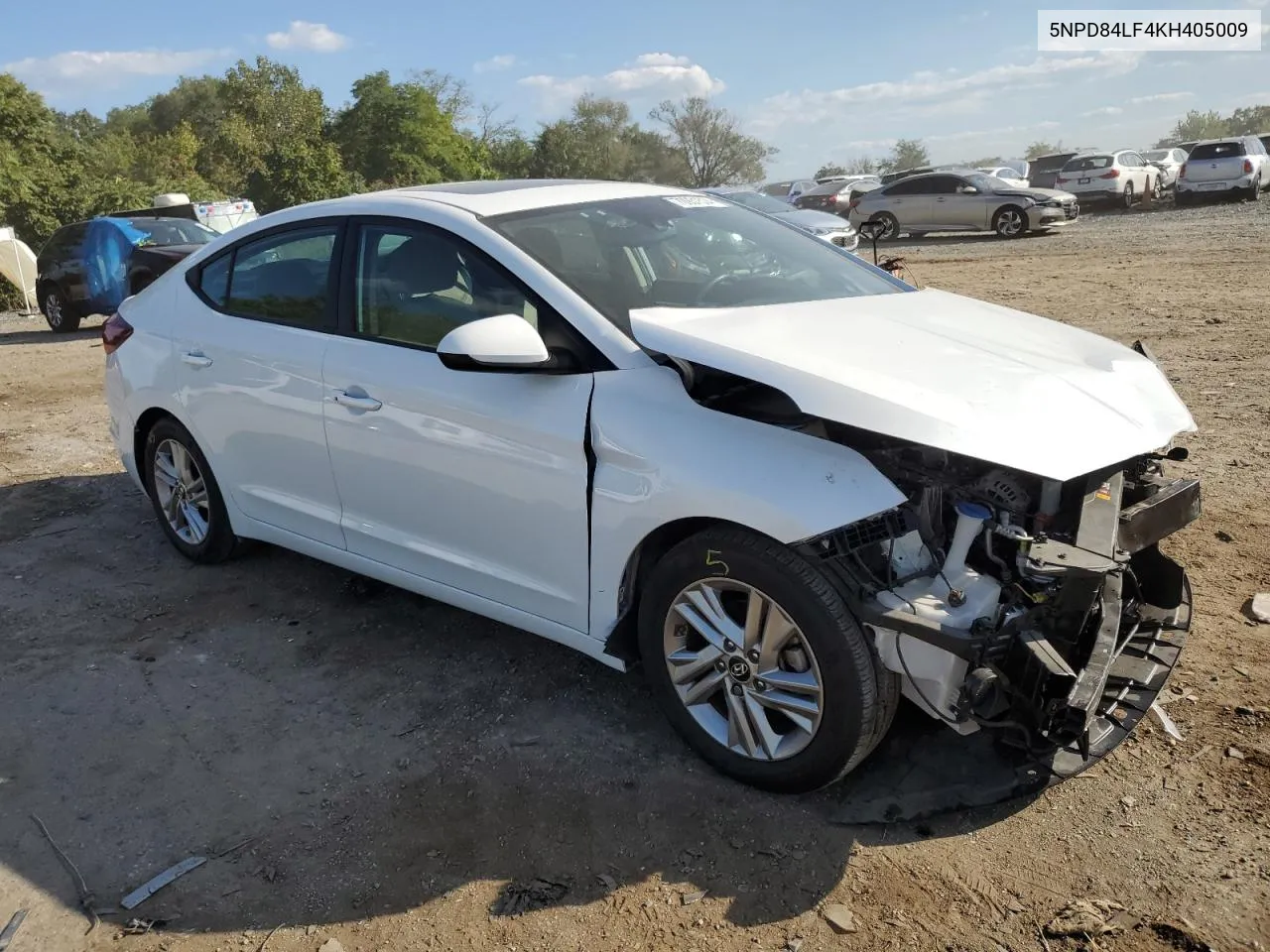 5NPD84LF4KH405009 2019 Hyundai Elantra Sel