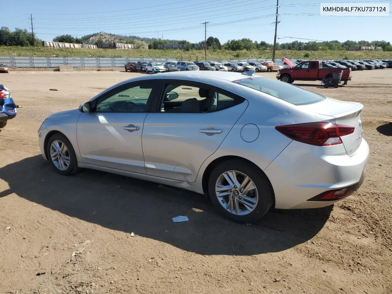 KMHD84LF7KU737124 2019 Hyundai Elantra Sel