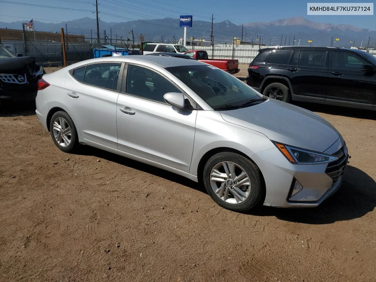 KMHD84LF7KU737124 2019 Hyundai Elantra Sel