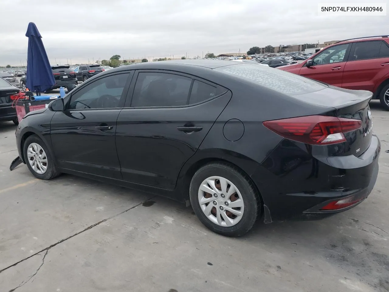 2019 Hyundai Elantra Se VIN: 5NPD74LFXKH480946 Lot: 70991514