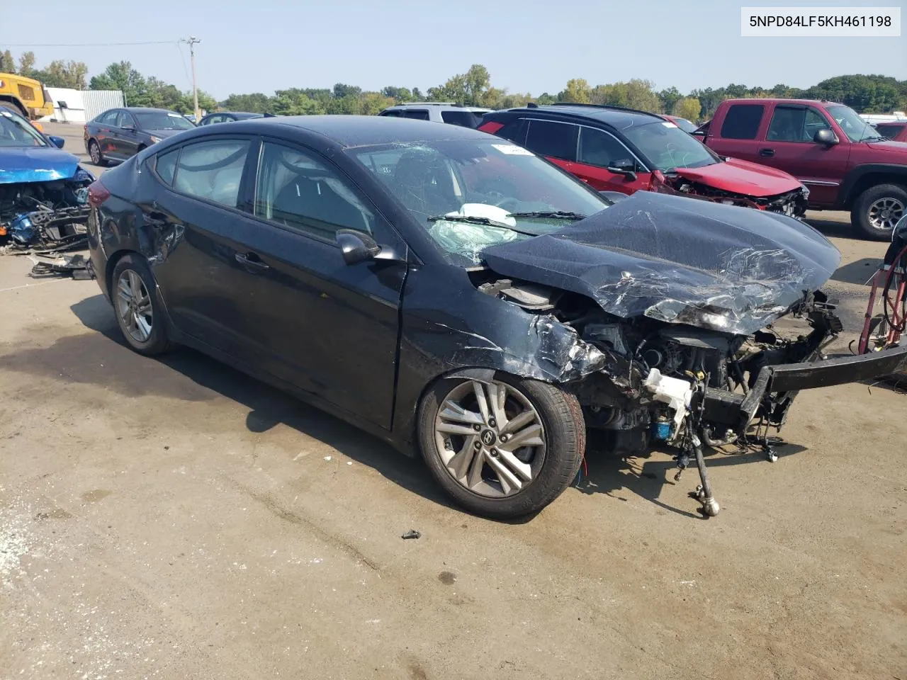 2019 Hyundai Elantra Sel VIN: 5NPD84LF5KH461198 Lot: 71044994