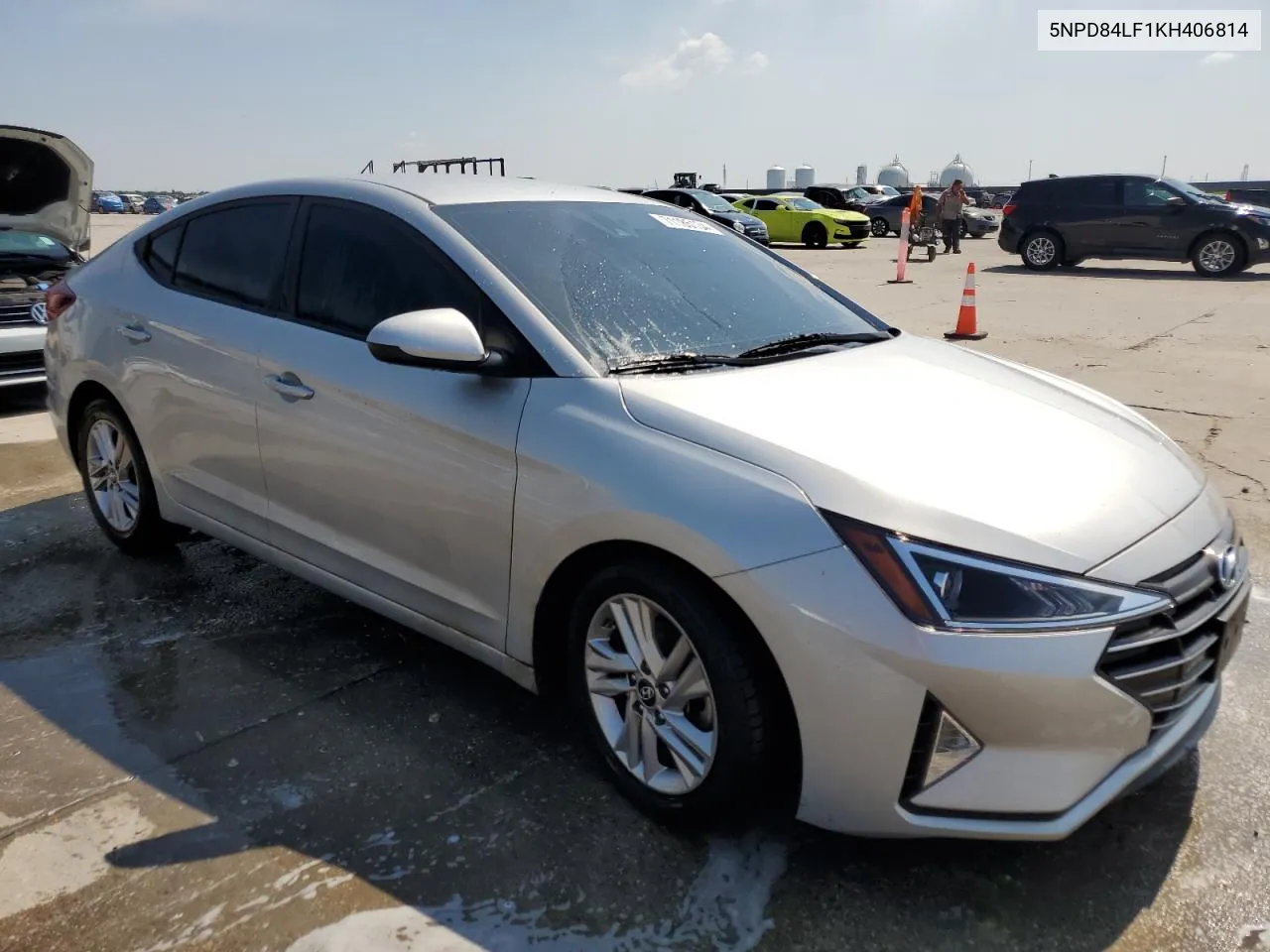 2019 Hyundai Elantra Sel VIN: 5NPD84LF1KH406814 Lot: 71185134