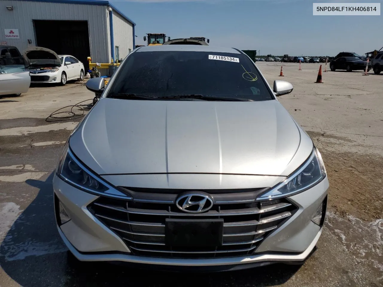 2019 Hyundai Elantra Sel VIN: 5NPD84LF1KH406814 Lot: 71185134