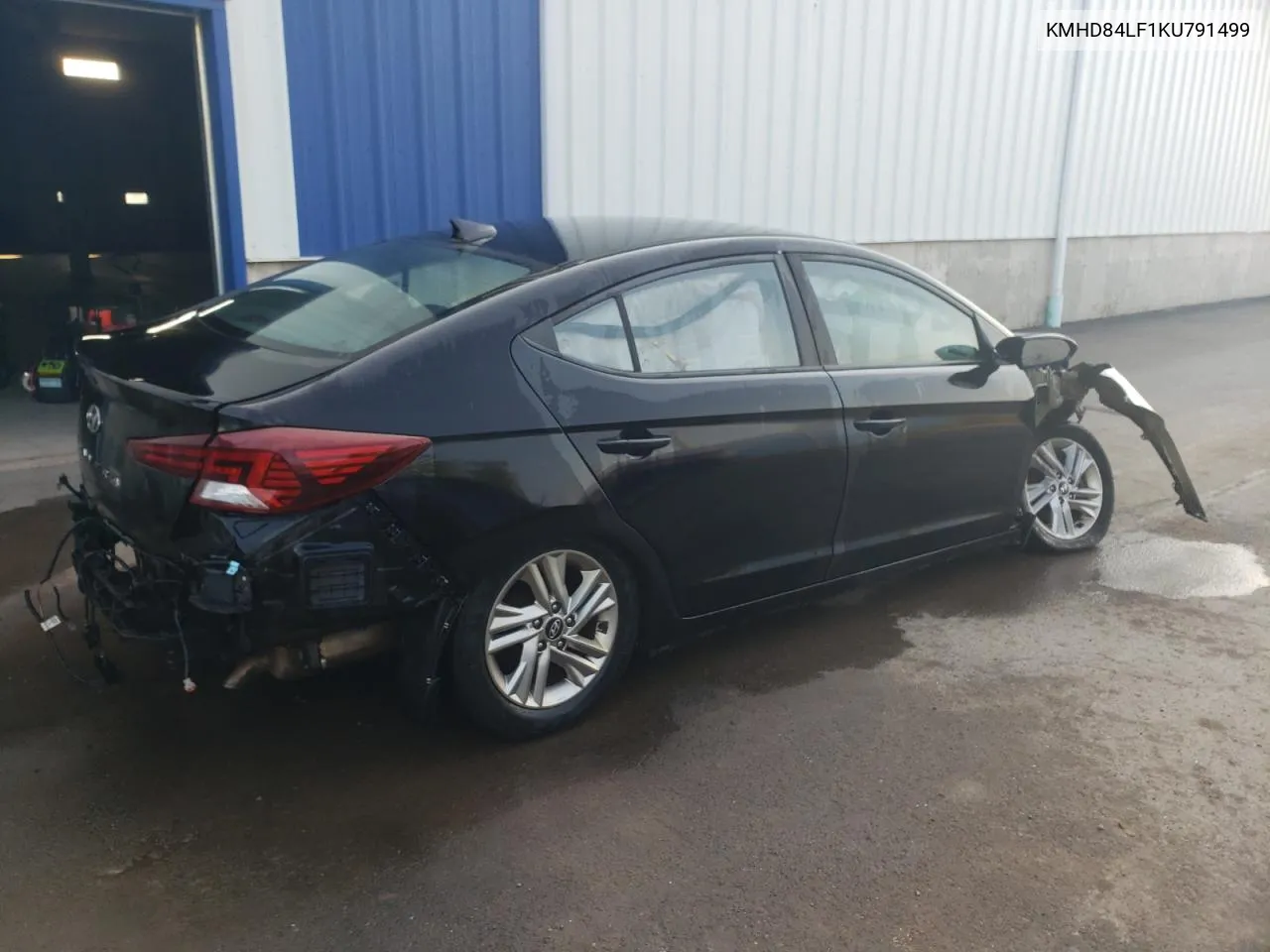 2019 Hyundai Elantra Sel VIN: KMHD84LF1KU791499 Lot: 71236254