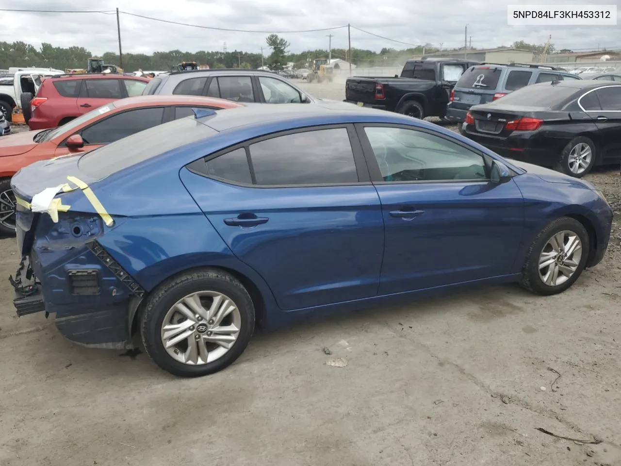 2019 Hyundai Elantra Sel VIN: 5NPD84LF3KH453312 Lot: 71240554