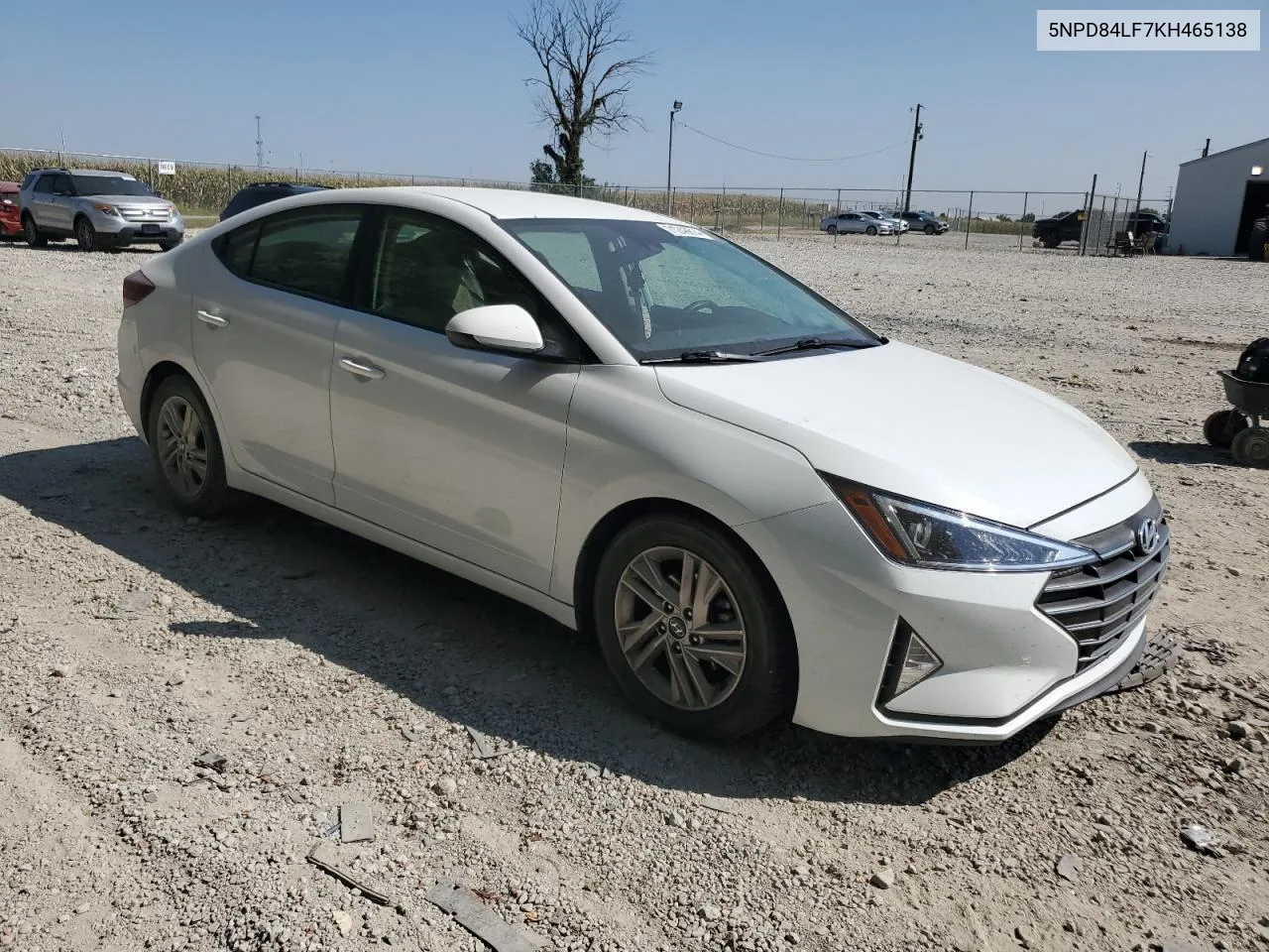 2019 Hyundai Elantra Sel VIN: 5NPD84LF7KH465138 Lot: 71248614