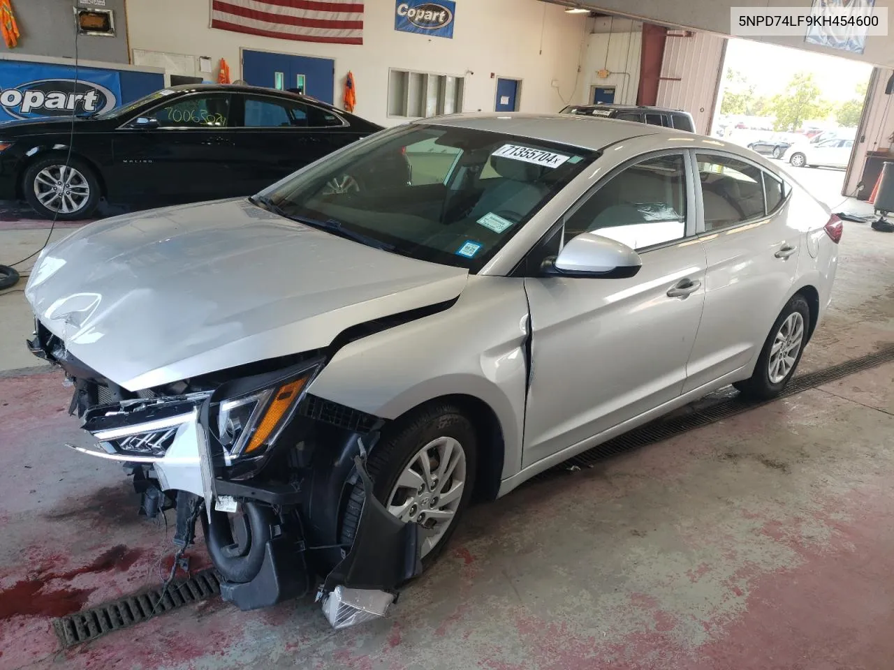 5NPD74LF9KH454600 2019 Hyundai Elantra Se