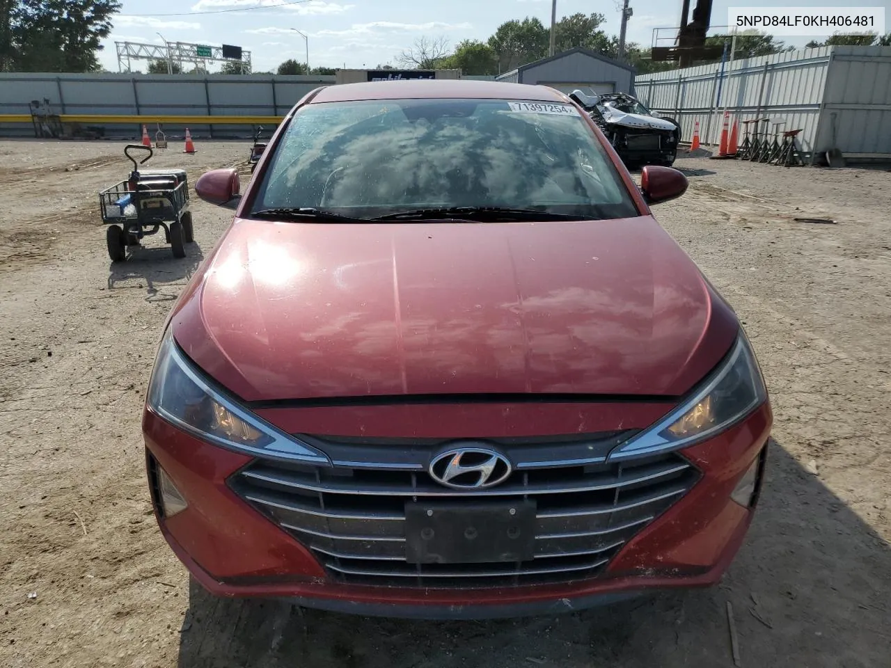 5NPD84LF0KH406481 2019 Hyundai Elantra Sel