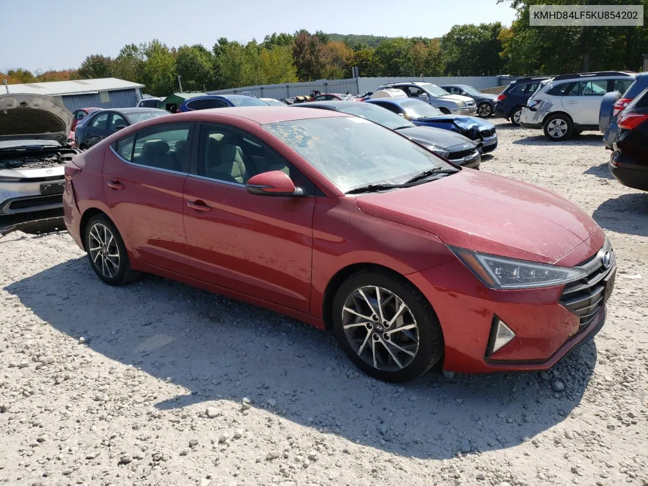 KMHD84LF5KU854202 2019 Hyundai Elantra Sel