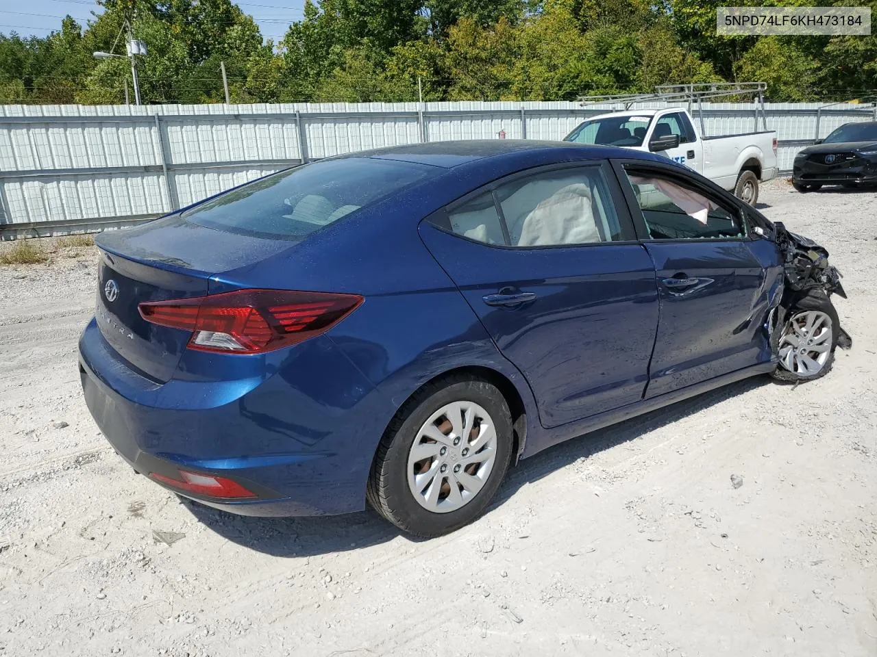 2019 Hyundai Elantra Se VIN: 5NPD74LF6KH473184 Lot: 71444834