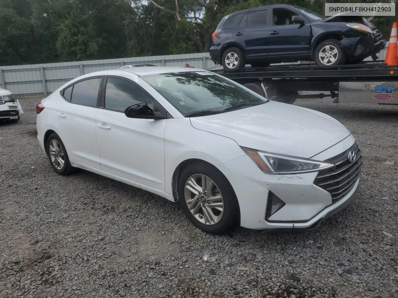 2019 Hyundai Elantra Sel VIN: 5NPD84LF8KH412903 Lot: 71453074