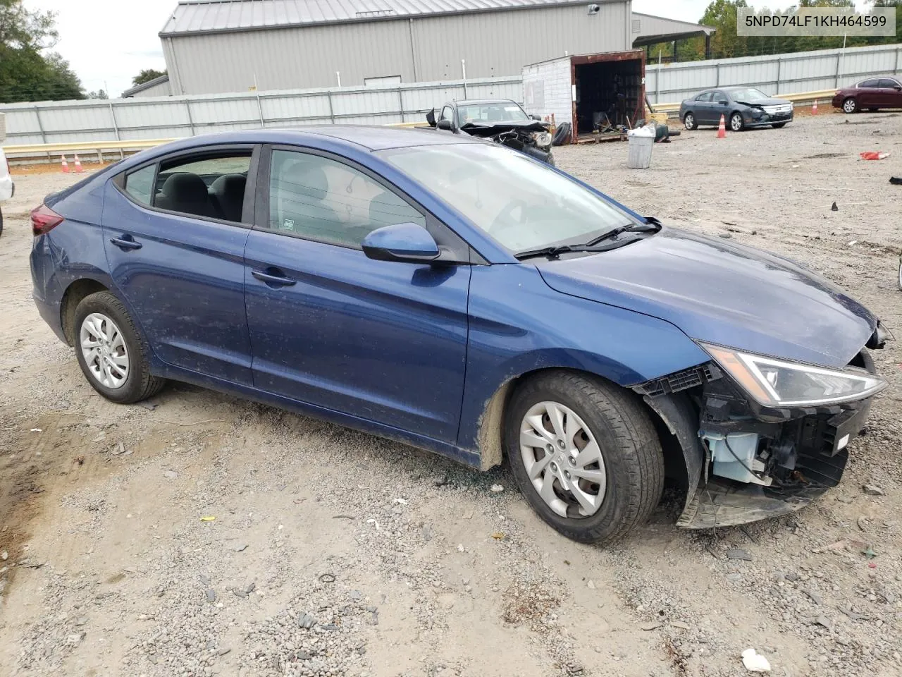 2019 Hyundai Elantra Se VIN: 5NPD74LF1KH464599 Lot: 71504094