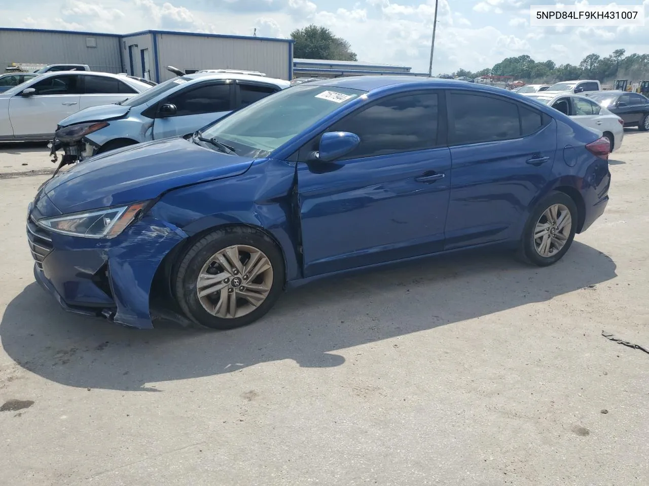 2019 Hyundai Elantra Sel VIN: 5NPD84LF9KH431007 Lot: 71577944