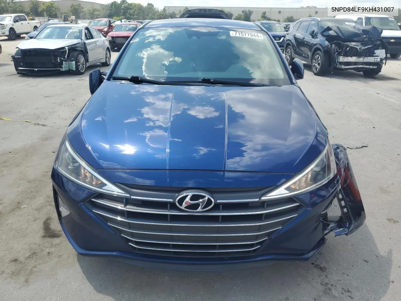 5NPD84LF9KH431007 2019 Hyundai Elantra Sel