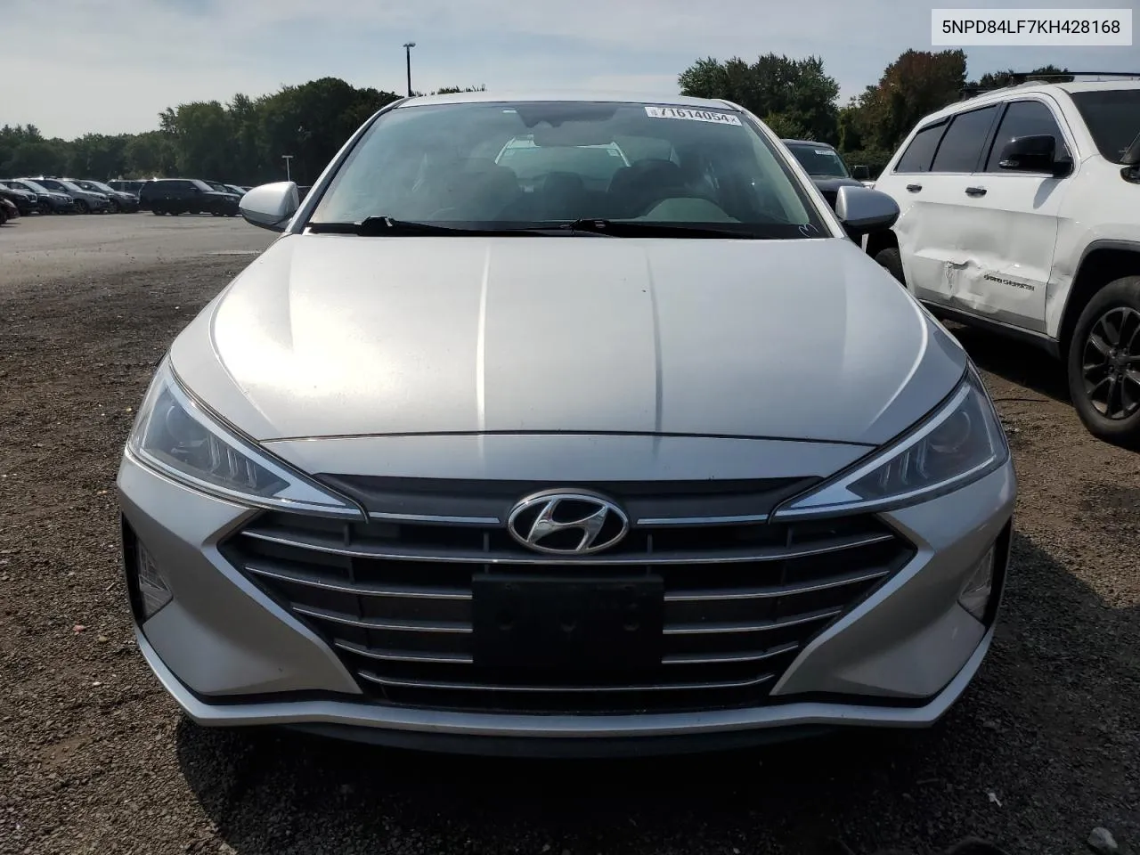 2019 Hyundai Elantra Sel VIN: 5NPD84LF7KH428168 Lot: 71614054