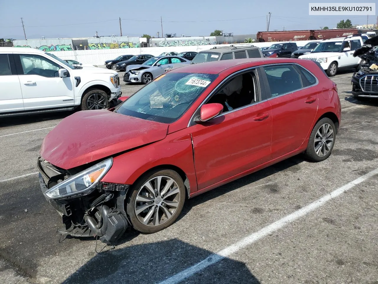 KMHH35LE9KU102791 2019 Hyundai Elantra Gt