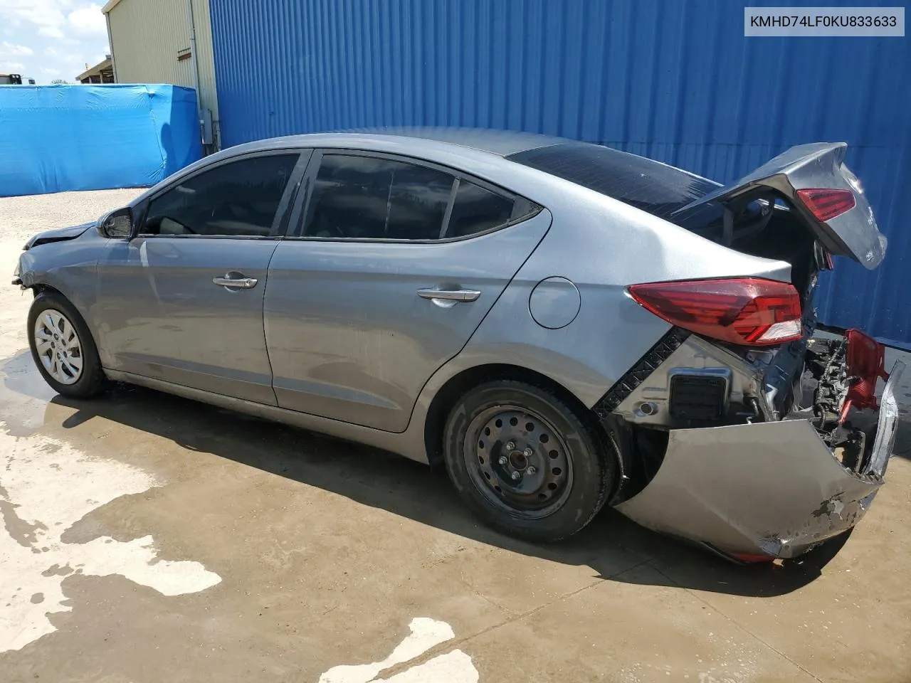 2019 Hyundai Elantra Se VIN: KMHD74LF0KU833633 Lot: 71697354