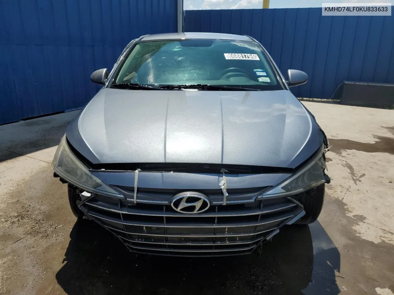 KMHD74LF0KU833633 2019 Hyundai Elantra Se